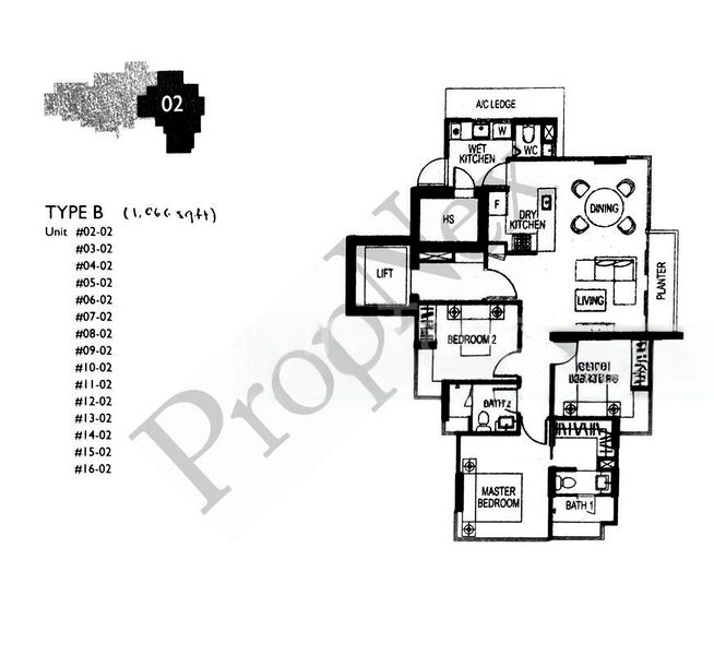 3 Bed Apartment (Condo) for Rent in  The Citrine - Image 12